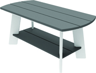 Seaside Casual Complementary Pieces Recycled Plastic Windsor Small 36''W x  19''D Rectangular Buffet Table